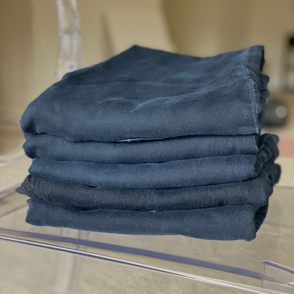 Lot Of 5 Pairs J Brand Women's Sz 26 Stretch Dark Blue Super Skinny Jeans Pitch View 6